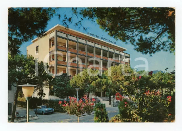 1972 MONTEGROTTO TERME (PD) Hotel BAGNO ROMANO *Cartolina ANIMATA VINTAGE FG VG
