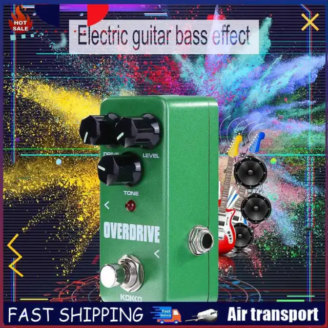 Guitar Effect Pedal Distortion Overdrive 9V Adapter Power Supply Guitar Parts ~