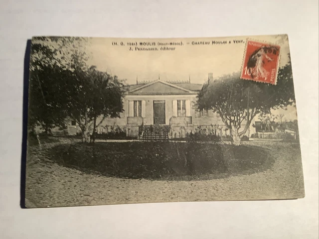 CPA 33 Château LE MOULIN A VENT MOULIS HAUT MÉDOC