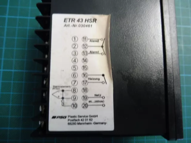 Temperaturregler A-senco 1x SSR + 2x Relais-Ausgang 24V DC