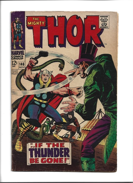 The Mighty Thor Vol 1 # 146 - Origin Of The Inhumans - 1966 - Marvel Comics Key