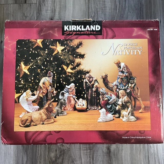 クリスマス Nativity set Kirkland Costco Kirkland Signature - 13-piece Hand-Painted Nativity Set | Costco