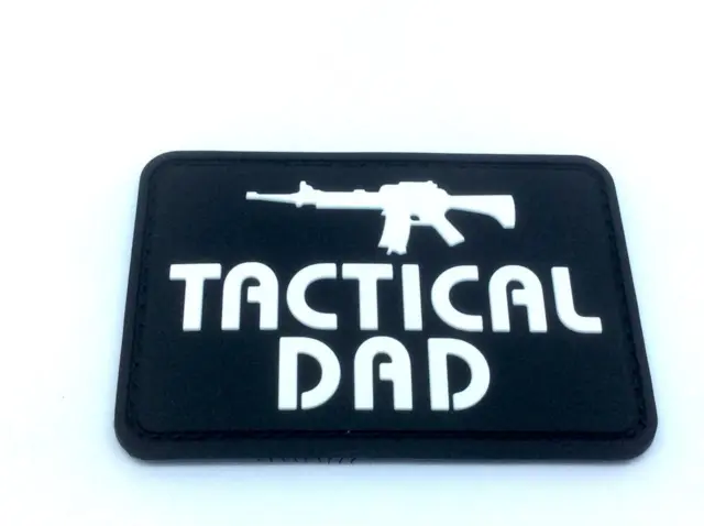 Tactical Airsoft Patch Hook & Loop PVC Badge Morale Paintball
