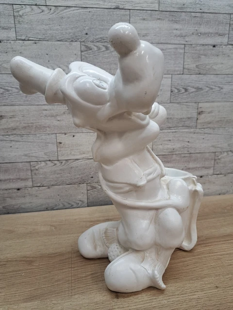 VTG 1997 DISNEY GOOFY Golfer Golfing 11” Outdoor Garden Statue Planter 833 READ VTG 1997 DISNEY GOOFY Golfer Golfing 11” Outdoor Garden Statue Planter 833 READ