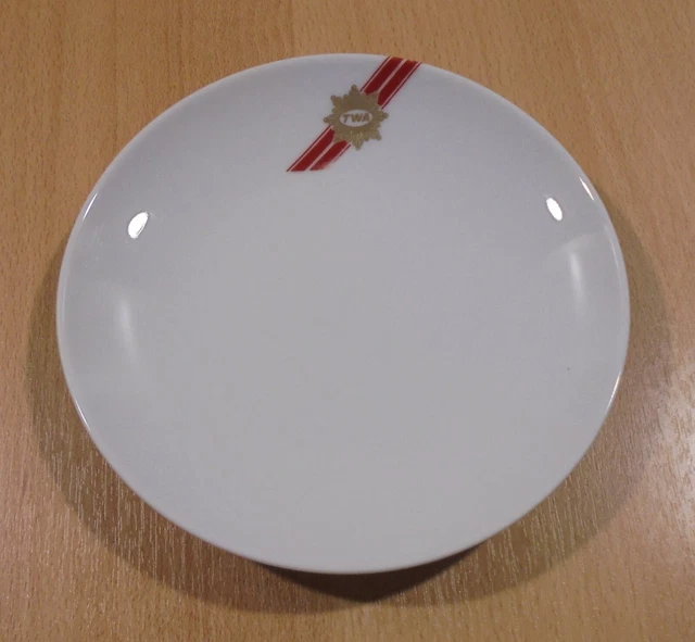 Twa Trans World Airlines Advertisign Ceramic Plate