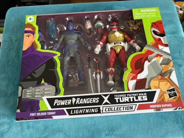 Power Rangers Lightning Collection x TMNT Foot Soldier Tommy & Morphed Raphael