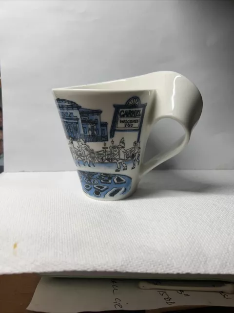 RARE Villeroy & Boch New Wave Mug Cities Of The World CARMEL Made in Germany