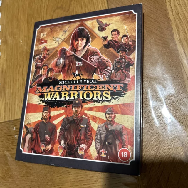 Magnificent Warriors Blu Ray Limited Edition With Slipcase & Booklet Eureka