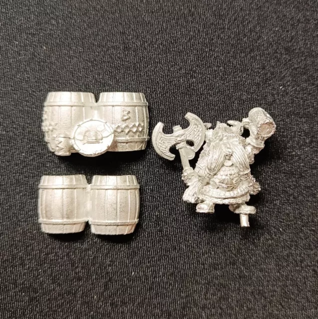 Warhammer Dwarf Josef Bugman on Barrels, Limited Special Edition | Metal OOP