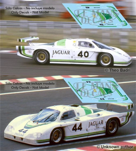 Decals Jaguar XJR 9 Le Mans 1989 1:32 1:43 1:24 1:18 XJR-9 slot calcas Decals Jaguar XJR 9 Le Mans 1989 1:32 1:43 1:24 1:18 XJR-9 slot calcas