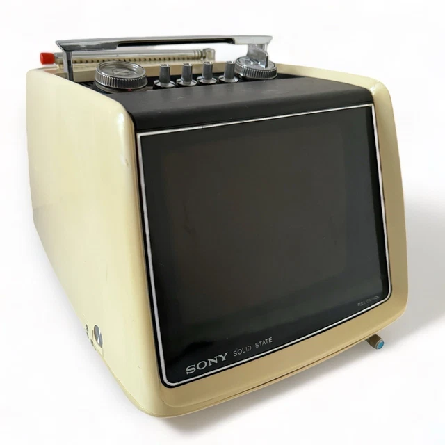 SONY PORTABLE TELEVISION TV750 AC/DC VTG 80s for Parts or Repair £68.98 PicClick UK