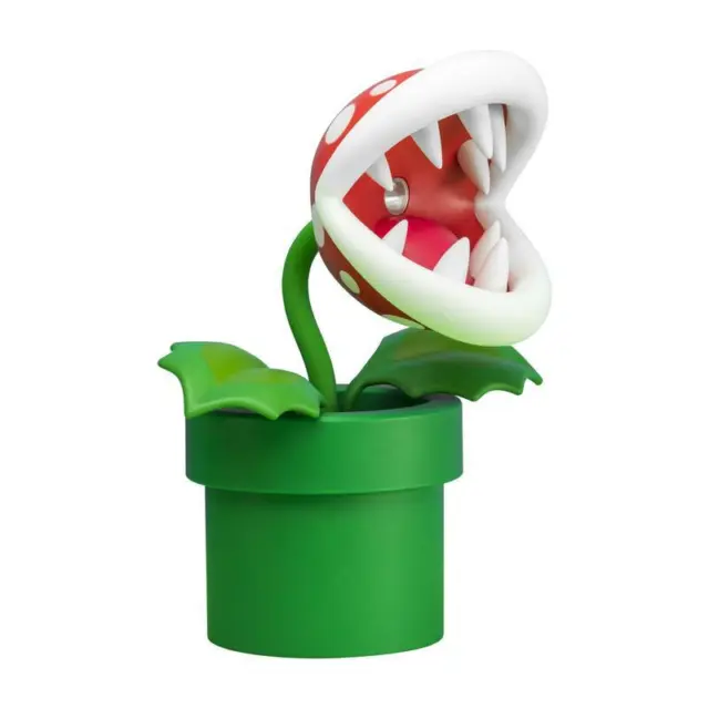 Super Mario Piranha Pflanze Verwendbar Schreibtischlampe Lizenziert Nintendo USB LED Licht