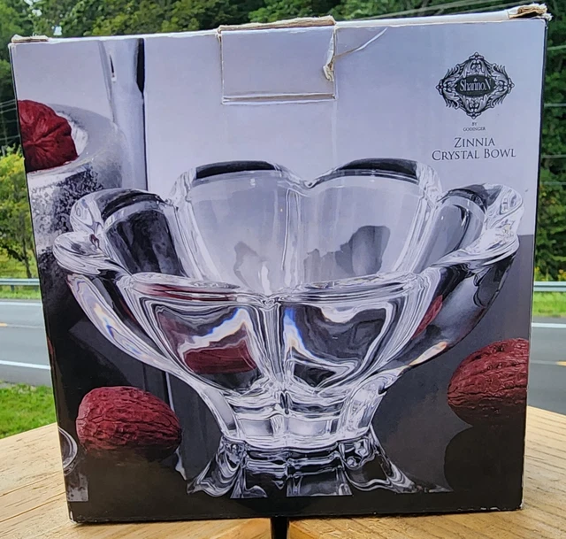 Shannon Crystal By Godinger Zinnia Crystal Bowl