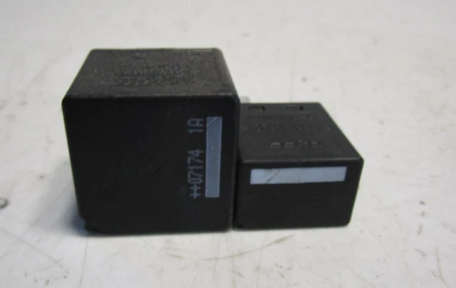 Relé Auxiliar Ford Preto 4 Pinos (5m5t14b192ca) Original 12v 12v