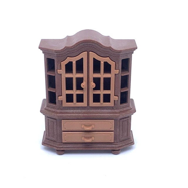 Buffet Vaisselier Playmobil Belle Époque - Couleur Acajou Et Blanc, Série 1900, Occasion