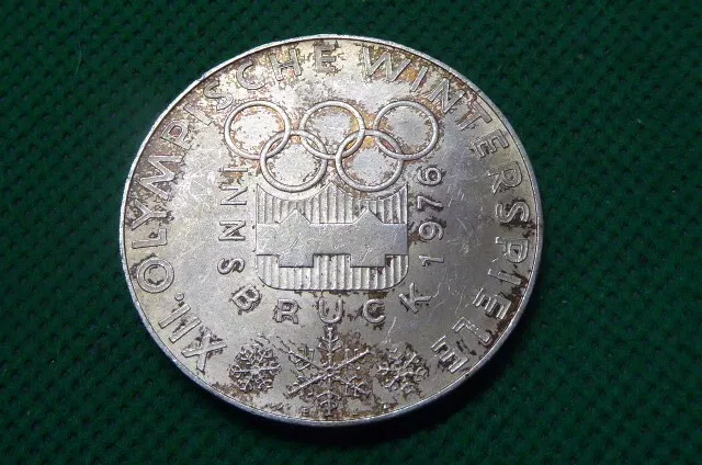 Austria , Silver 100 Schilling , Olympics , 1976  (R796)
