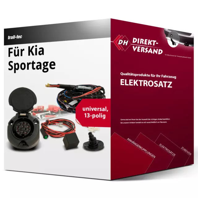 Für Kia Sportage III Typ SL Elektrosatz 13polig universell neu