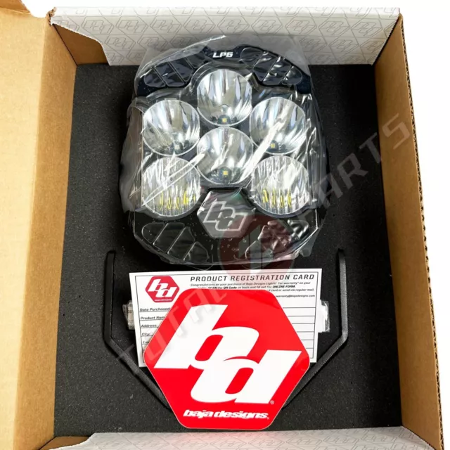 Baja Designs® LP6 Pro LED White Driving/Combo Light Headlight 270003 (Single)