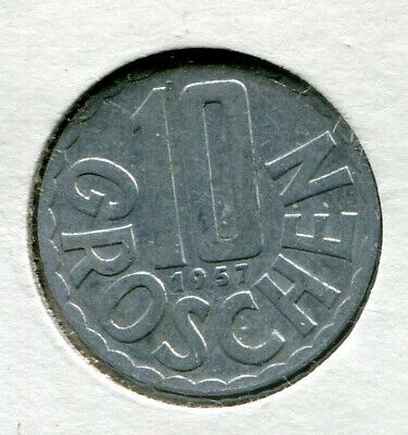 Foreign Coin - Austria - 10 Groschen 1957