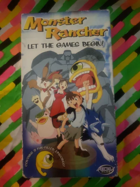 Monster Rancher Vol. 1 - Let the Games Begin (VHS, 2000)