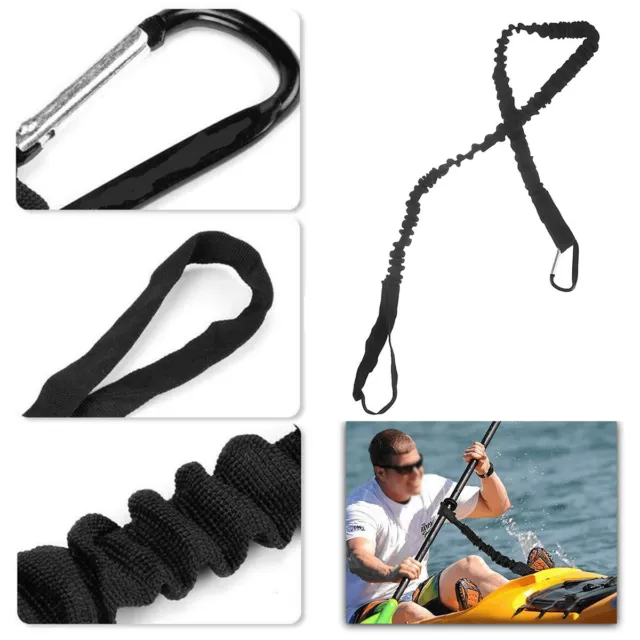 KAYAK CANOE PADDLE Fishing Leash Rope Rod Leash Safety Lanyard Boat  Accessories £5.99 - PicClick UK