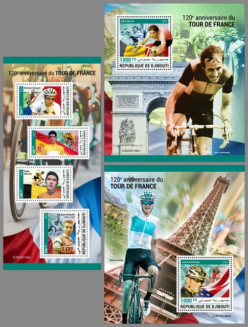 DJIBOUTI 2023 MNH ** Tour de France Radrennen Bicycle Racing #146
