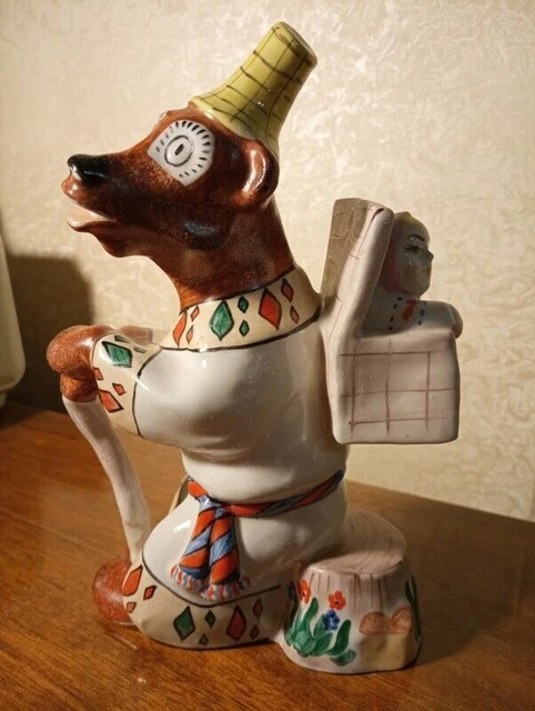 Ours et fille Masha personnages de conte de fées figurine en porcelaine...