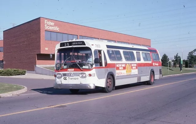 OC Transpo GMC Transit Bus - Number - 7603 - ORIG - KR - ral2049