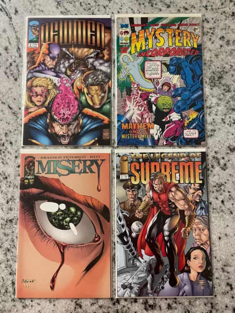 4 Image Comics Supreme 1 Misery Special Mystery Incorporated 1 New Men 1 NM RH4