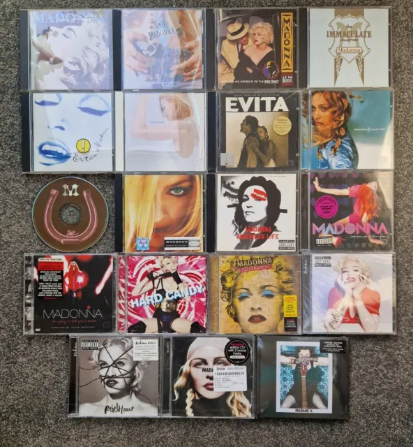 Madonna Restposten Konvolut 19 CDs Album einige versiegelt + Feier