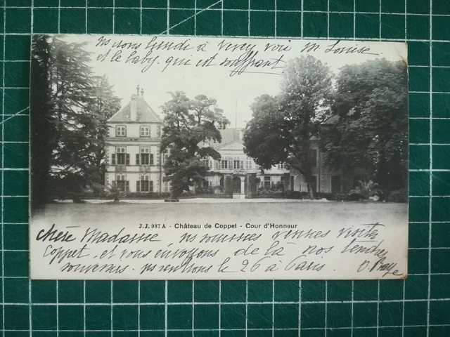 Si114 CPA Be Circa 1900 - Switzerland - Court of Honour Castle Of Coppet