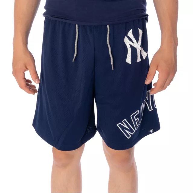 Fanatics MLB New York Yankees Breve Maglia Pantaloncini Blu Marino 17763