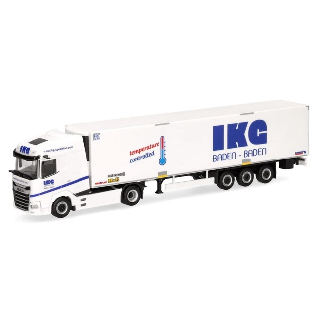 Miniature SCANIA R Topline 4x2 avec remorque frigo 3 Essieux KLAAS PUUL