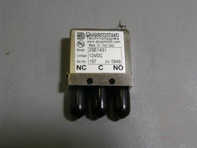 DUCOMMUN DBP 2S1A31  12V SMA RF Microwave SPDT Coaxial Switch