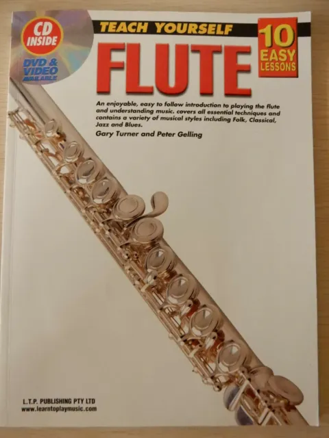 Teach Yourself Flute 10 Easy Lessons  - Book & CD & DVD