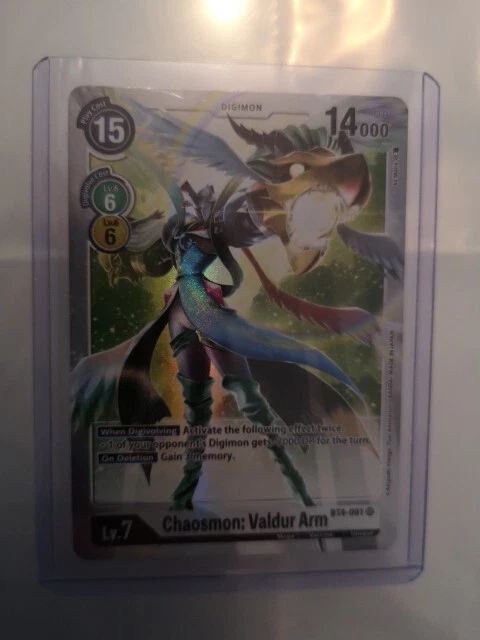 DIGIMON CARD CHAOSMON: Valdur Arm BT4-091 [BT-04: Great Legend] 2.49 -  PicClick UK