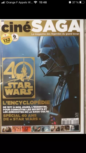 Revue : Ciné Saga No 20, 40 Ans de Starwars, L’encyclopédie.