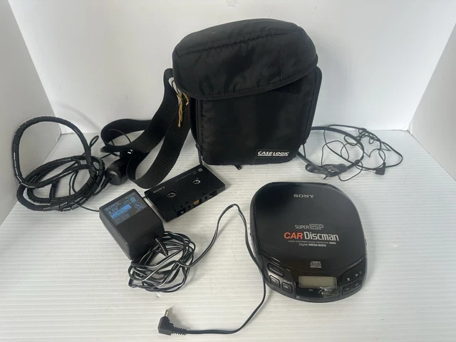 SONY ESP CAR Discman D-828K Portable CD Player w/ Remote