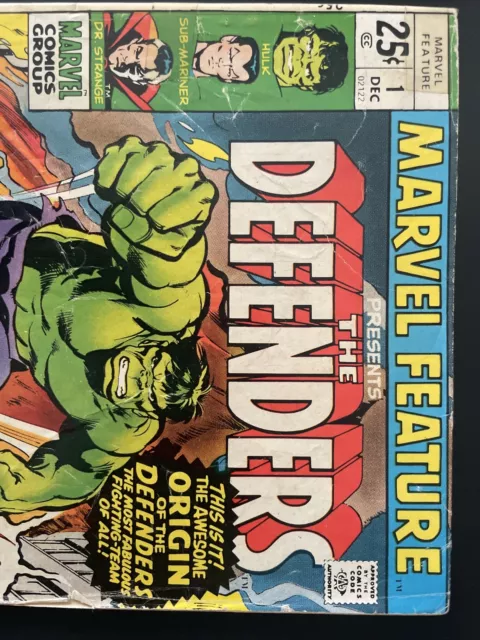 Marvel Feature Presents The Defenders #1 Origin & 1st Appearance 3