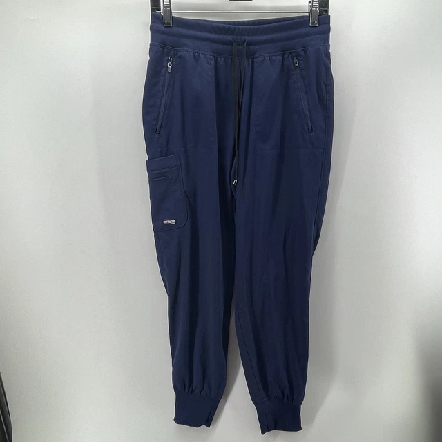 Greys Anatomy Barco Scrub Pants Blue Professional Uniform Nurse Joggers Cargo S