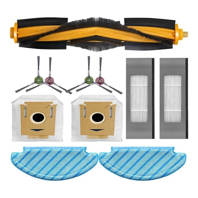25 Pezzi Di Ricambio Per Ecovacs Deebot N10/N10 Plus: Set Completo Con Spazzole, Filtri E Panni - 2