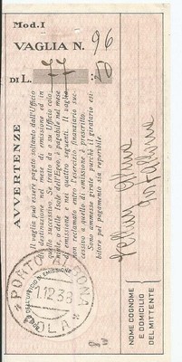 1913 Annullo Albareto d'Adige VR 