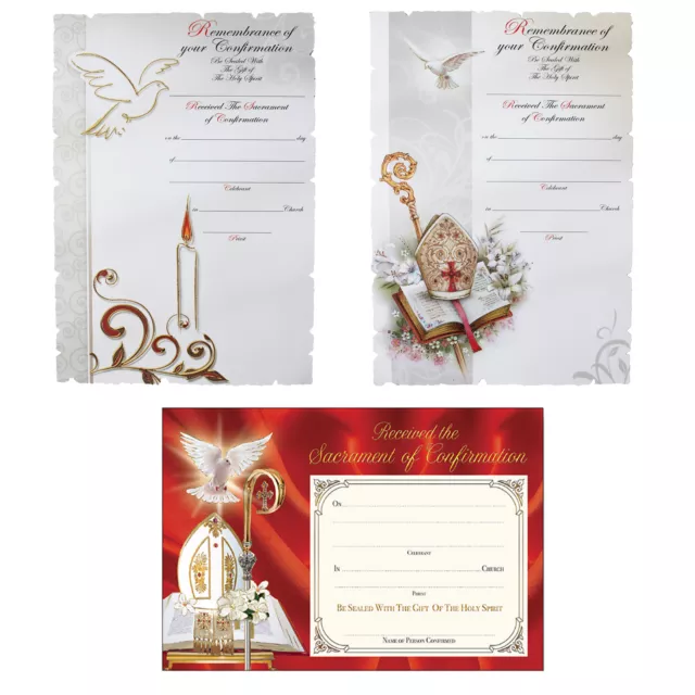 Remembrance of Your Confirmation Certificate - Choose design