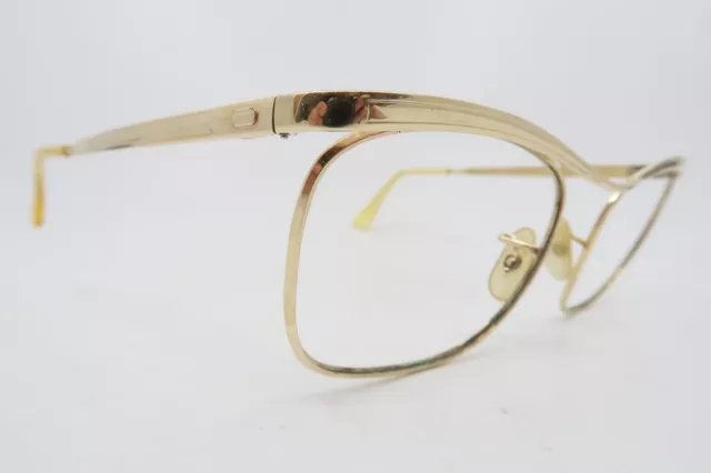 Vintage gold filled eyeglasses frames ALGHA 1/10 12K made in England 50-22 140