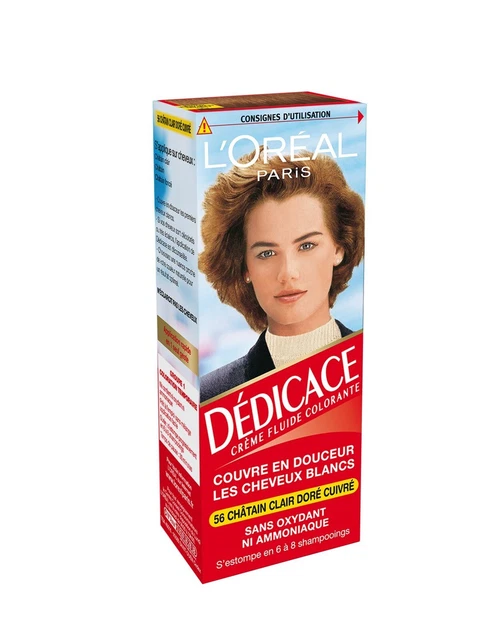 Coloration L'Oréal Dédicace - Châtain Clair 54 - Sans Oxydant - Soin Semi-permanent - 1 Boîte Neuve