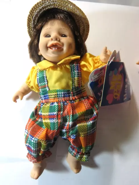Bean Bag  Pals Doll Approx 8"  Cute & Happy with two front teeth