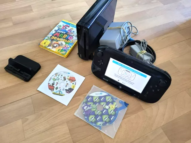 Nintendo Wii U Spielekonsole 32GB  Splatoon Nintendoland Super Mario 3D World