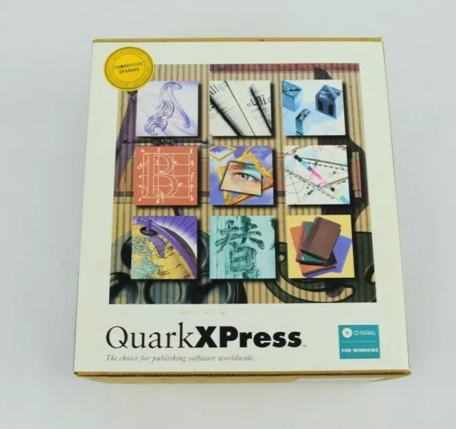 QuarkXPress Competitive Upgrade For Windows Version 4.1