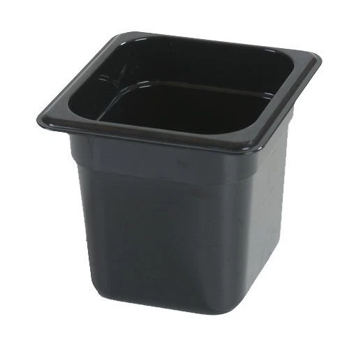Carlisle 3088503 StorPlus High Heat Black 1/6 Size x 6" Pan