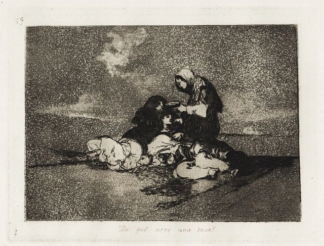 Gravure Originale Goya, 'Désastres De La Guerre' Planche 57, 4ème édition 1906